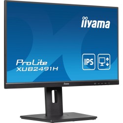 Monitor Iiyama ProLite XUB2491H-B1 24'' Protokół IPS - Płaski ekran - 60,5 cm