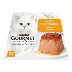PURINA Gourmet Revelations Kurczak - mokra karma dla kota - 2x57 g