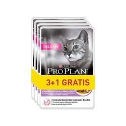 Purina Pro Plan Delicate Indyk 85g 3+1
