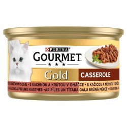 Gourmet Gold mokra karma dla kota z kaczką i indykiem 85g