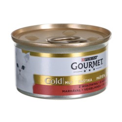 PURINA Gourmet Gold Mus z wołowiną - mokra karma dla kota - 85 g
