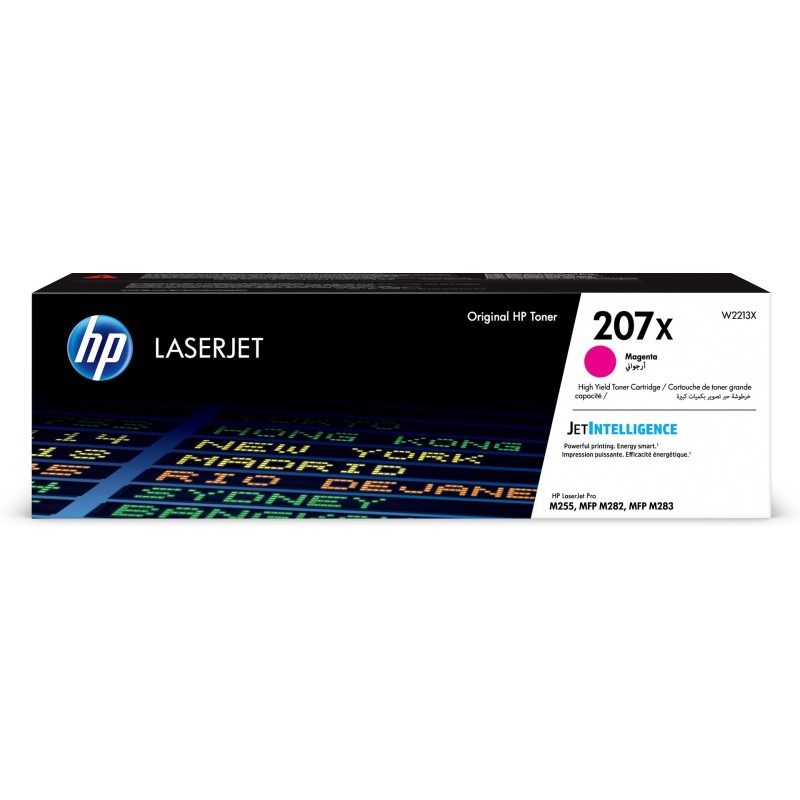 HP 207X oryginalny purpurowy toner LaserJet o wysokiej wydajności HP 207X oryginalny purpurowy toner LaserJet o wysokiej wydajności