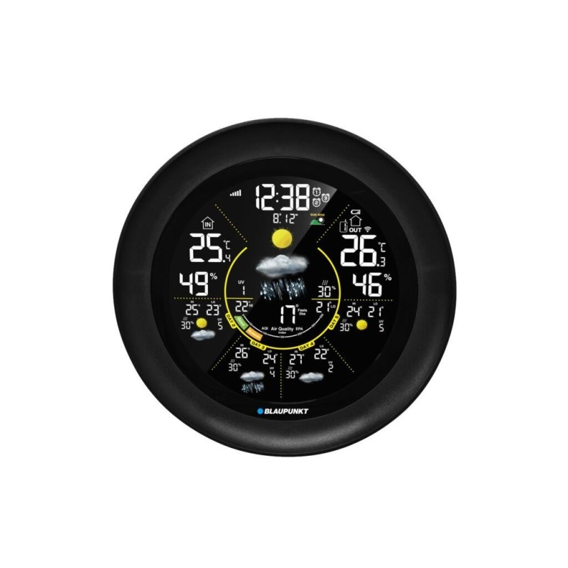 Stacja pogodowa Blaupunkt WS65BK APP czarna Stacja pogodowa Blaupunkt WS65BK APP czarna