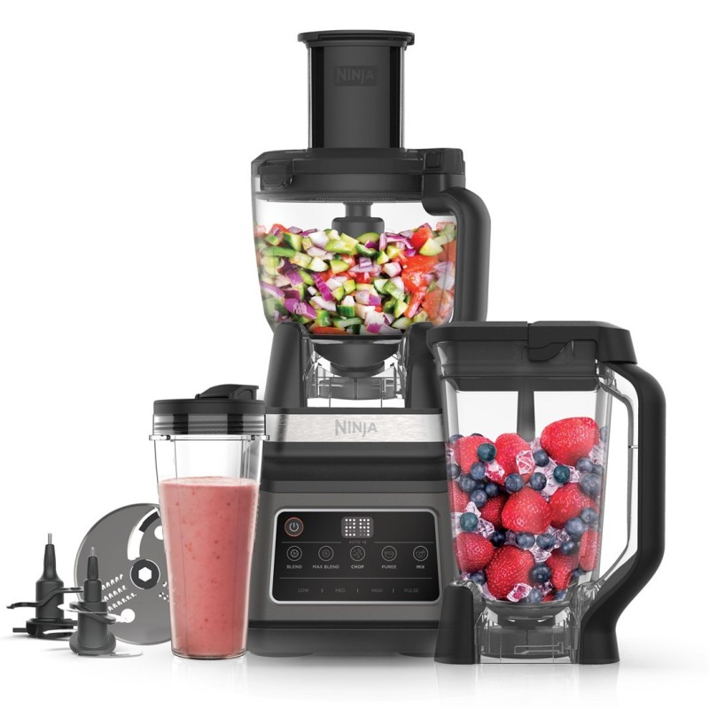 Ninja BN800 robot kuchenny 1200 W 1,8 l Czarny, Srebrny Ninja BN800 robot kuchenny 1200 W 1,8 l Czarny, Srebrny