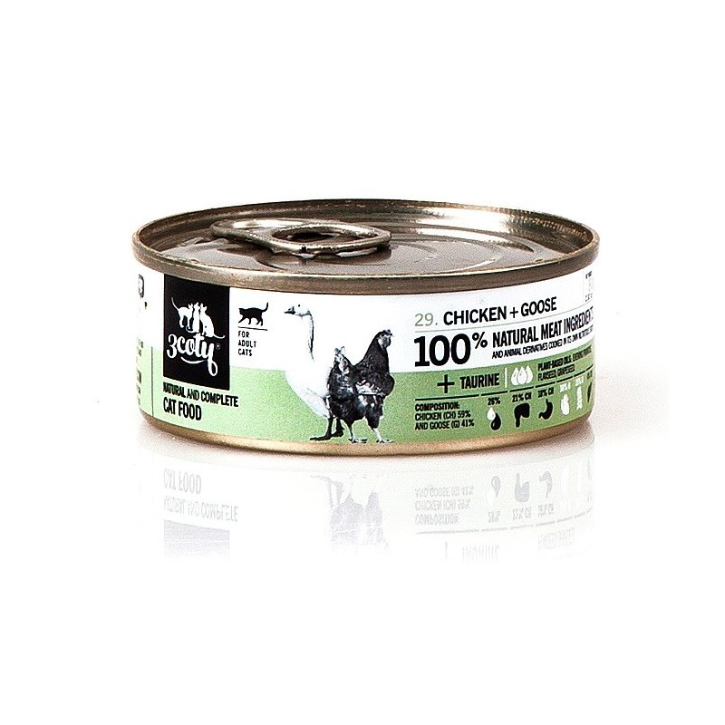 3Coty CHICKEN + GOOSE for Adult cats 80g 3Coty CHICKEN + GOOSE for Adult cats 80g