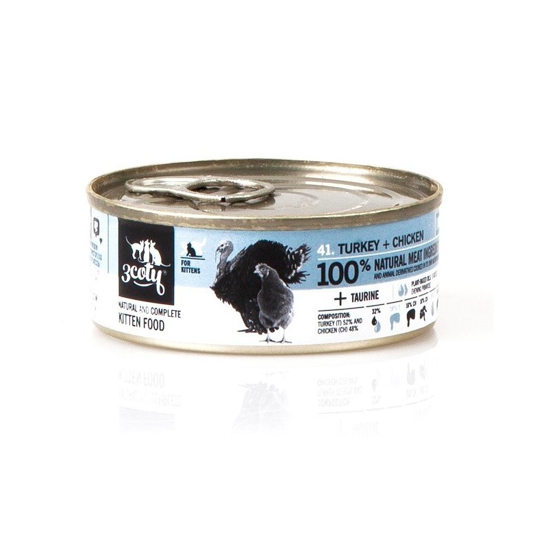 3Coty TURKEY + CHICKEN for Kittens 80g 3Coty TURKEY + CHICKEN for Kittens 80g