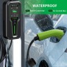Qoltec 52467 Mobilna ładowarka do samochodu elektrycznego EV z regulacją 2w1 Typ2 | 11kW | 3 Fazy | CEE 5 PIN| LCD |Przenośna |