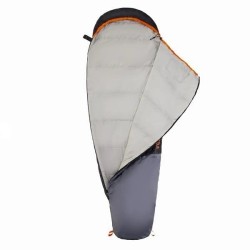ŚPIWÓR NILS CAMP NC1705 ULTRA LIGHT SZARO-POMARAŃCZOWY