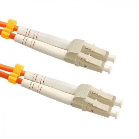 Qoltec 54030 kabel InfiniBand / światłowodowy 50 m LC Pomarańczowy