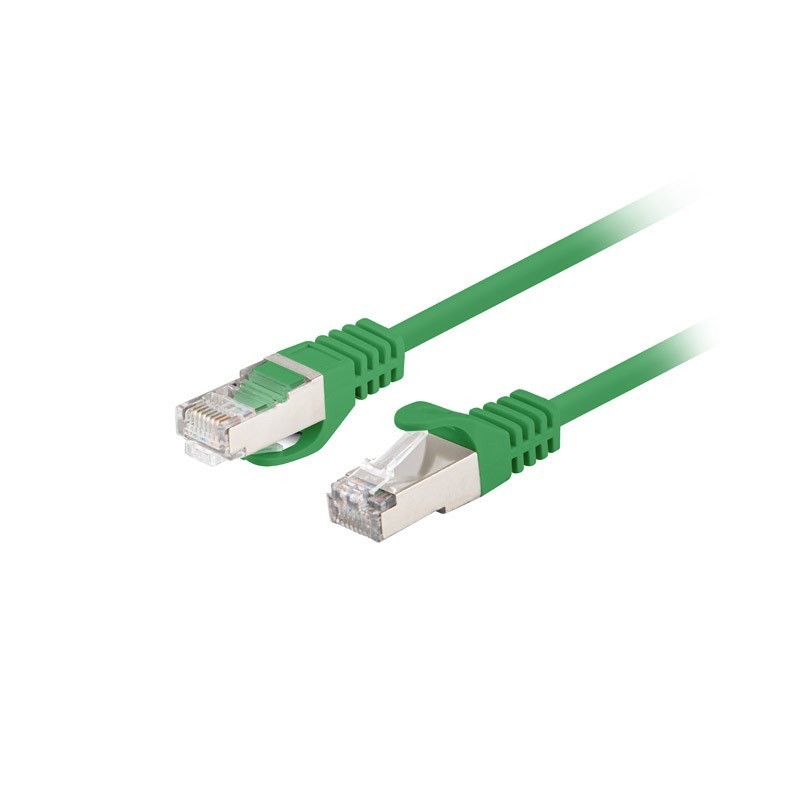 PATCHCORD KAT.6 FTP 0.25M ZIELONY FLUKE PASSED LANBERG 10-PACK