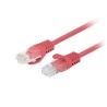 PATCHCORD KAT.6 FTP 0.5M CZERWONY FLUKE PASSED LANBERG 10-PACK