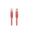PATCHCORD KAT.6 FTP 0.5M CZERWONY FLUKE PASSED LANBERG 10-PACK