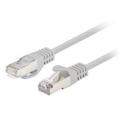 PATCHCORD KAT.6 FTP 3M SZARY FLUKE PASSED LANBERG 10-PACK