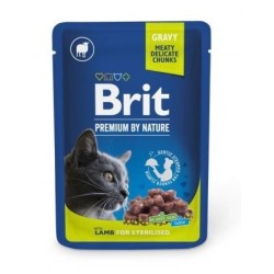 BRIT Premium by Nature Lamb for Sterilized - mokra karma dla kota - 100 g