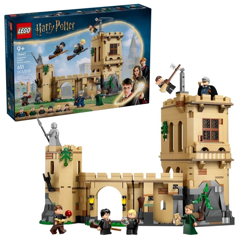 LEGO Harry Potter 76447 Zamek Hogwart lekcja latania na miotle LEGO Harry Potter 76447 Zamek Hogwart lekcja latania na miotle