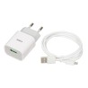 Ładowarka sieciowa iBOX C-41 USB 2A, 1 port USB, kabel microUSB