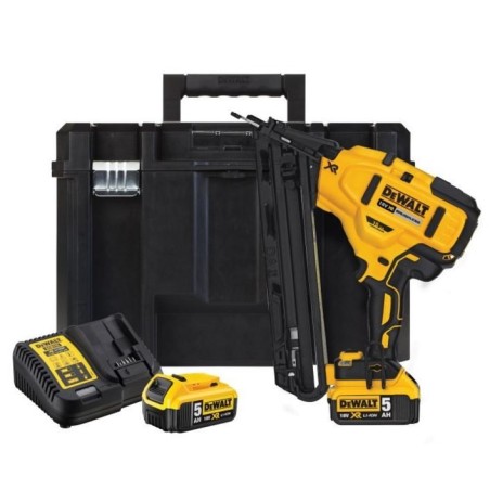 18v xr gwoździarka do wykończeń 15ga xr,2 x 5.0ah, ład i tst