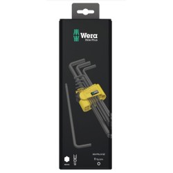 Wera 05133180001 klucz imbusowy Zestaw kluczy imbusowych w kształcie litery L Angielski 9 szt.