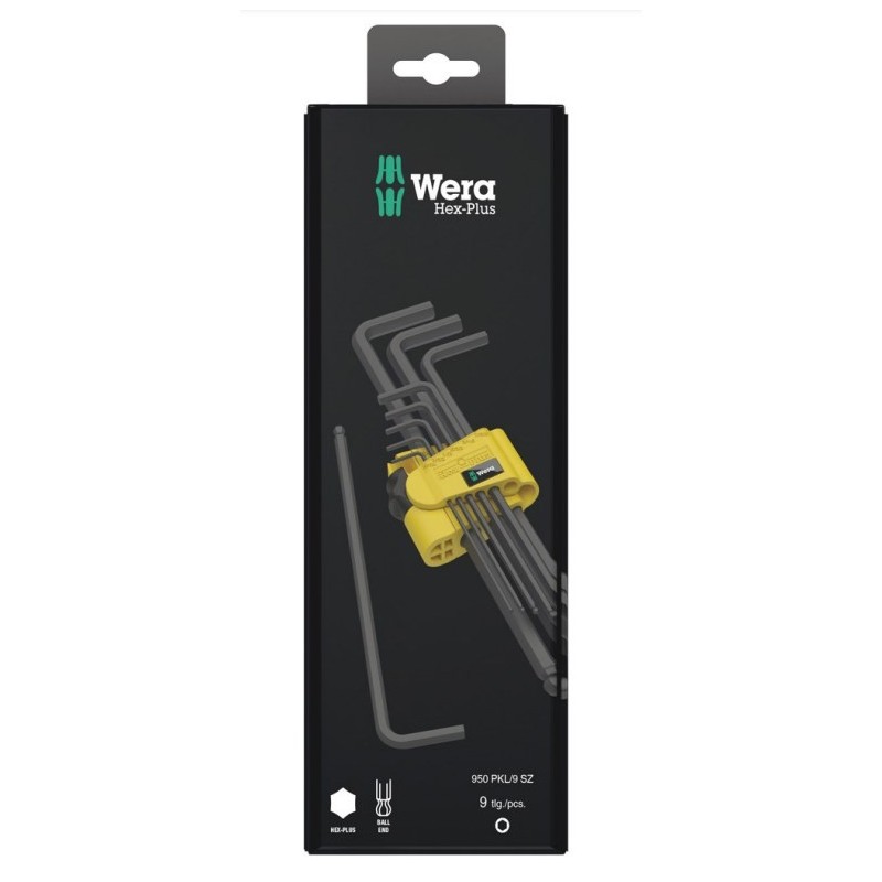 Wera 05133180001 klucz imbusowy Zestaw kluczy imbusowych w kształcie litery L Angielski 9 szt.