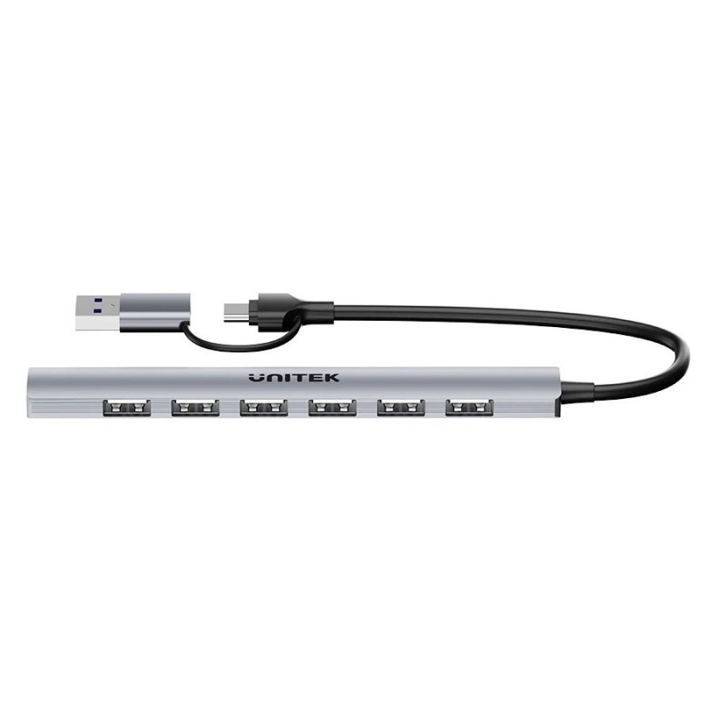UNITEK HUB USB-A/C 7W1 USB-A 5 GBPS UNITEK HUB USB-A/C 7W1 USB-A 5 GBPS