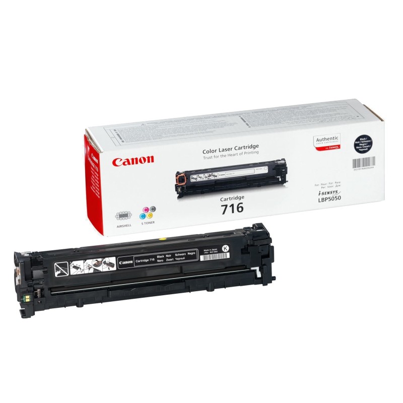Canon Cartridge 716 Black kaseta z tonerem 1 szt. Oryginalny Czarny Canon Cartridge 716 Black kaseta z tonerem 1 szt. Oryginalny Czarny