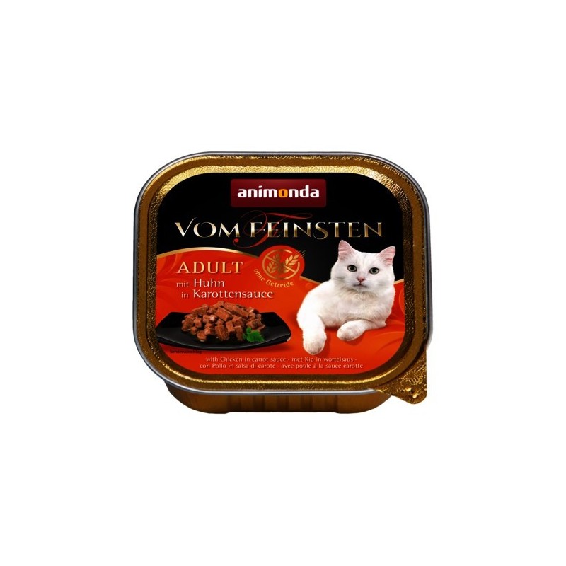 ANIMONDA Vom Feinsten Classic Cat kurczak w sosie marchewkowym - mokra karma dla kota - 100 g