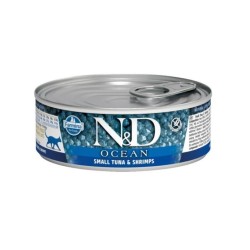 FARMINA N&D Ocean Tuna & Shrimp Adult - mokra karma dla kota - 70 g