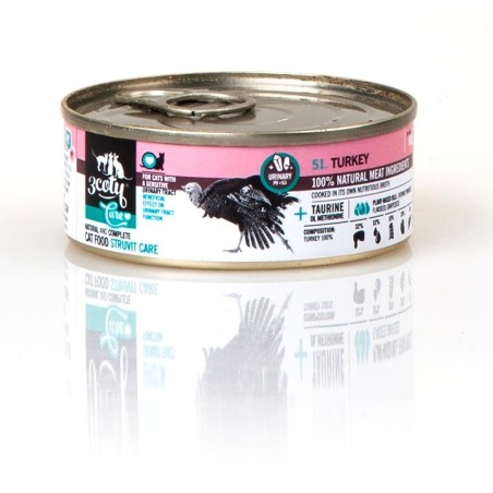 3Coty TURKEY Struvite Care for cats with sensitive urinary tract 80g