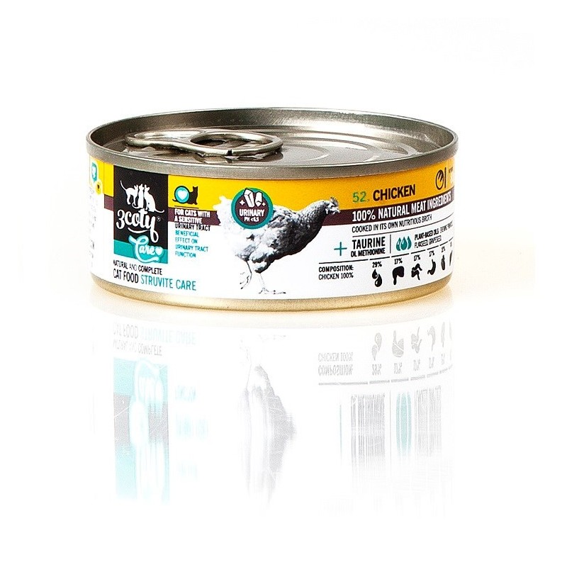 3Coty CHICKEN Struvite Care for cats with sensitive urinary tract 80g 3Coty CHICKEN Struvite Care for cats with sensitive urinary tract 80g