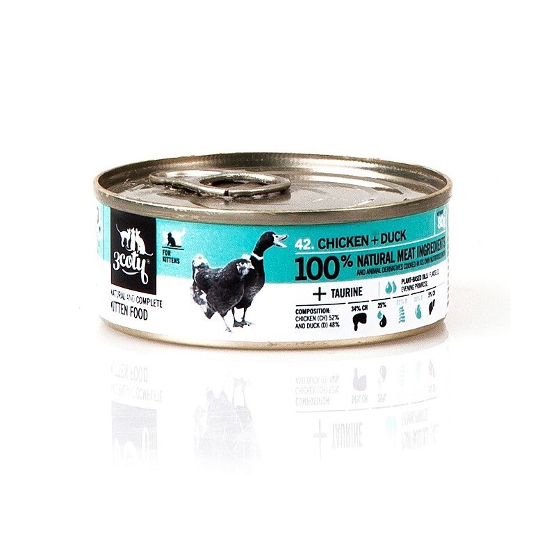 3Coty CHICKEN + DUCK for Kittens 80g 3Coty CHICKEN + DUCK for Kittens 80g