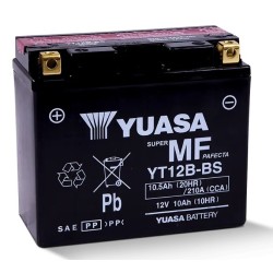 Akumulator AGM/Rozruchowy/Suchoładowany z elektrolitem (ograniczona sprzedaż konsumencka) YUASA 12V 10 5Ah 210A L+ Bezobsługowy