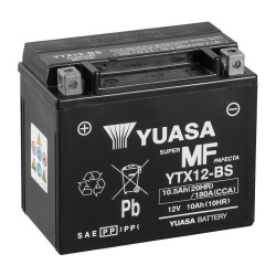 Akumulator AGM/Rozruchowy/Suchoładowany z elektrolitem (ograniczona sprzedaż konsumencka) YUASA 12V 10 5Ah 180A L+ Bezobsługowy