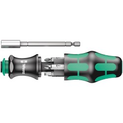 Rękojeść do bitów WERA 1/4" z magnesem + 6 bitów