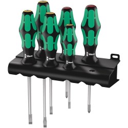 Zestaw wkrętaków Kraftform Lasertip + wieszak, 6 części