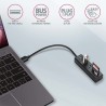 AXAGON HMA-CR3A Koncentrator wieloportowy, USB 3.0 Type-A, 3x USB-A, SD, microSD