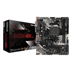 Płyta główna Asrock B450M-HDV R4.0 (AM4 2x DDR4 DIMM Micro ATX)