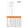 NEO tools 81-290-M spodnie ochronne Czarny