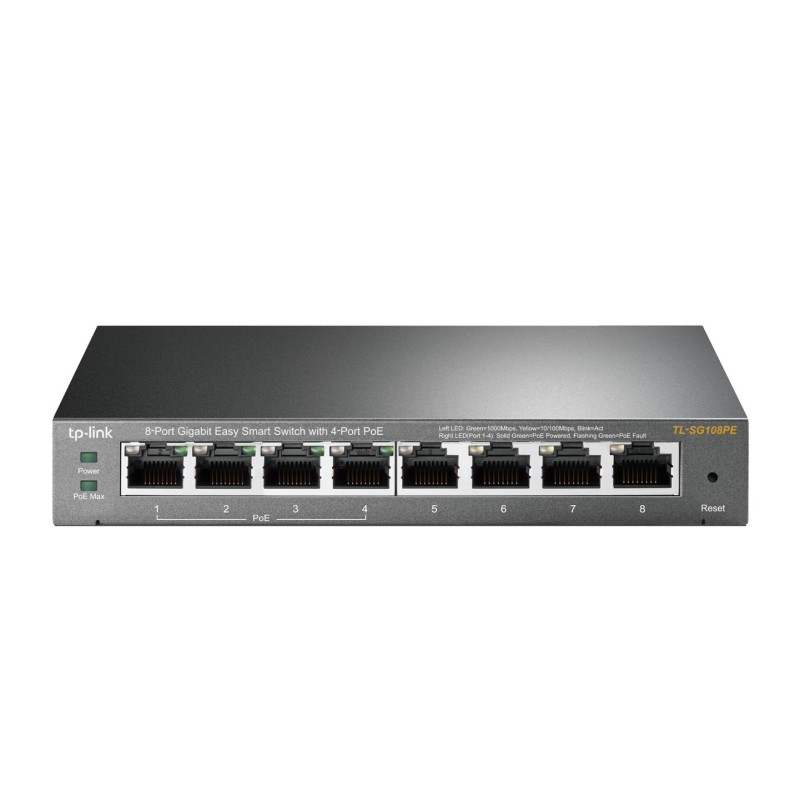 Switch TP-LINK TL-SG108PE (8x 10/100/1000Mbps) Switch TP-LINK TL-SG108PE (8x 10/100/1000Mbps)