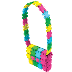 Klocki konstrukcyjne CLICS - Zestaw 175 el. (8w1) GLITTER