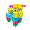 Klocki konstrukcyjne CLICS - Zestaw 175 el. (8w1) GLITTER