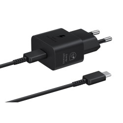 Samsung EP-T2510 Smartfon Czarny Prąd przemienny, USB Szybkie ładowanie Wewnętrzna