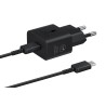 Samsung EP-T2510 Smartfon Czarny Prąd przemienny, USB Szybkie ładowanie Wewnętrzna