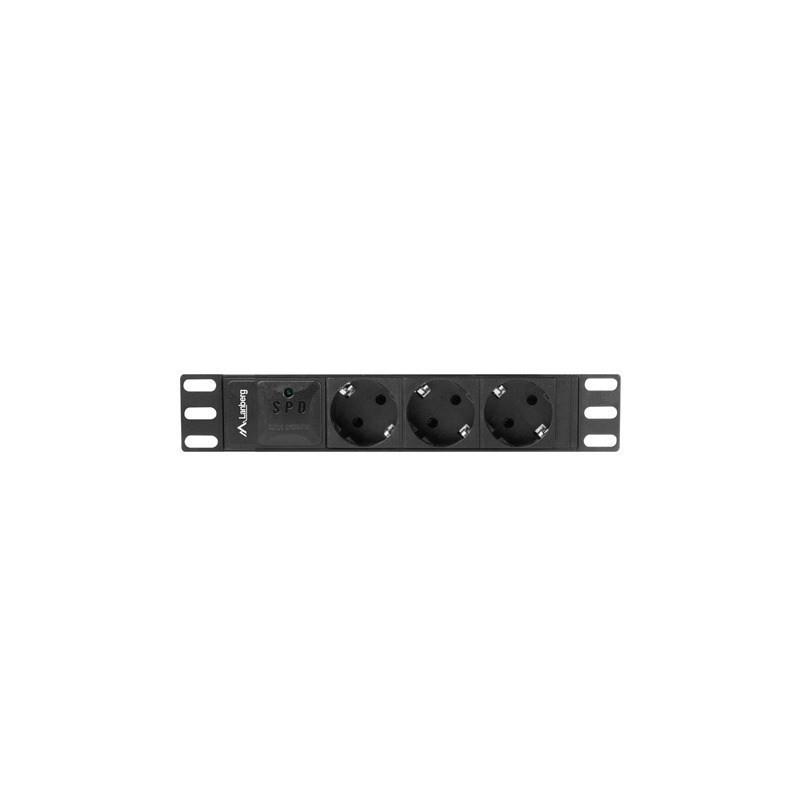 Listwa RACK Lanberg PDU-03F-0200-BK (3 x Shuko 16 A (3680 W) kolor czarny) Listwa RACK Lanberg PDU-03F-0200-BK (3 x Shuko 16 A (3680 W) kolor czarny)