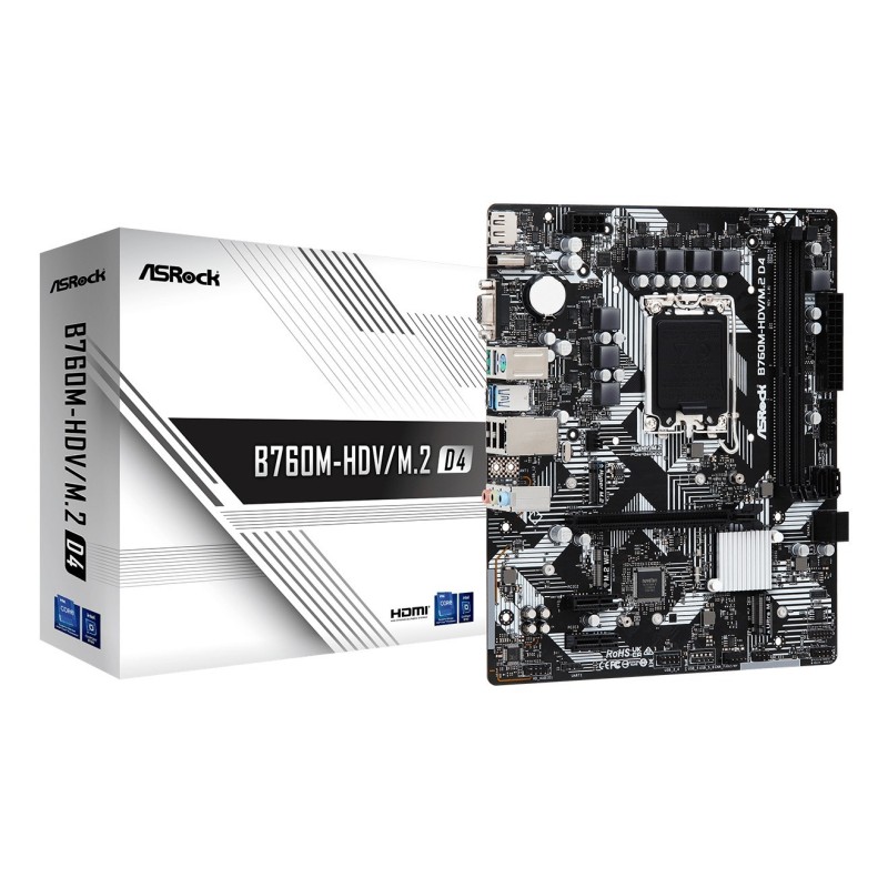Płyta główna Asrock B760M-HDV/M.2 D4 Płyta główna Asrock B760M-HDV/M.2 D4