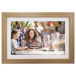 Ramka na zdjęcia Denver z FRAMEO 10.1" 16GB light wood