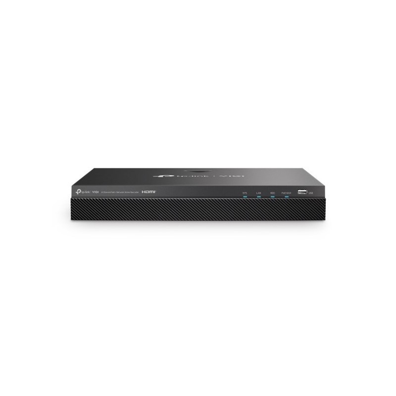TP-Link VIGI NVR2008H-8MP Sieciowy Rejestrator Wideo (NVR) Czarny TP-Link VIGI NVR2008H-8MP Sieciowy Rejestrator Wideo (NVR) Czarny