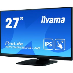 iiyama ProLite T2754MSC-B1AG monitor komputerowy 68,6 cm (27") 1920 x 1080 px Full HD LED Ekran dotykowy Przeznaczony dla wielu