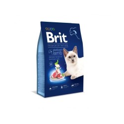 BRIT Dry Premium by Nature Sterilized z jagnięciną - sucha karma dla kotów - 8kg