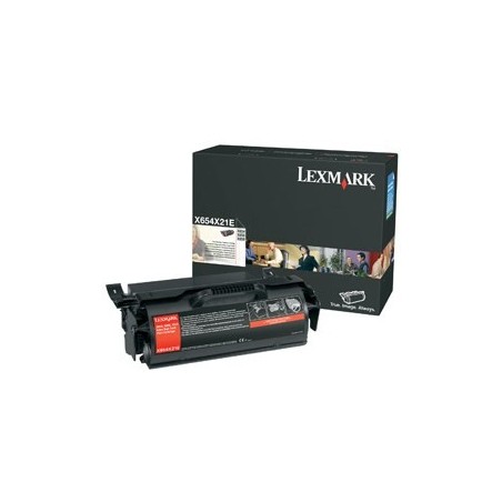 Toner Lexmark Black X654X31E