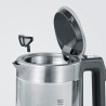 SEVERIN CZAJNIK ELEKTR. SZKŁO-STAL, REG. TEMP. W RĄCZCE, ZAKRES TEMP. 40°C-100°C, POJ. 0,5L, ZAKRYTA GRZAŁKA, 1100W WK3458